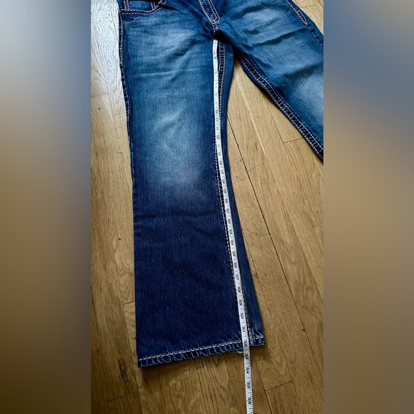 Wrangler Rock 47 Men’s Bootcut Jeans 36x32 – Classic Western Denim Style. - Picture 7 of 10